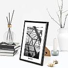 Рамка 21х30 см небьющаяся, багет 14,6 мм, пластик, BRAUBERG "Original Line", черная/серебро, 391234, фото 7