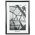 Рамка 21х30 см небьющаяся, багет 14,6 мм, пластик, BRAUBERG "Original Line", черная/серебро, 391234, фото 8
