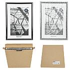 Рамка 21х30 см небьющаяся, багет 14,6 мм, пластик, BRAUBERG "Original Line", черная/серебро, 391234, фото 10