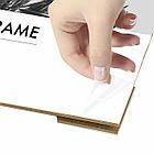 Рамка 30х40 см небьющаяся, багет 17,5 мм, пластик, BRAUBERG "Colorful", белая, 391242, фото 4