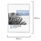 Рамка 30х40 см небьющаяся, багет 17,5 мм, пластик, BRAUBERG "Colorful", белая, 391242, фото 6