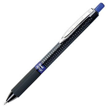 Ручка гелевая автоматическая с грипом PENTEL (Япония) "Oh!Gel", СИНЯЯ, узел 0,7 мм, линия письма 0,35 мм,