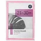 Рамка 21х30 см небьющаяся, багет 17,5 мм, пластик, BRAUBERG "Colorful", розовая, 391248, фото 9