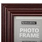 Рамка 15х21 см небьющаяся, багет 30 мм, МДФ, BRAUBERG "Herzog", цвет вишня, 391254, фото 3