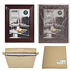 Рамка 15х21 см небьющаяся, багет 30 мм, МДФ, BRAUBERG "Herzog", цвет вишня, 391254, фото 10