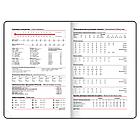 Ежедневник недатированный А5 138x213 мм BRAUBERG "Waves", под кожу, застежка, 160 л., черный/бирюзовый, 114454, фото 7