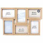 Рамка 10х15 см для 6 фото небьющаяся, багет 15 мм, МДФ, BRAUBERG "Collage", цвет мокко, 391262, фото 7