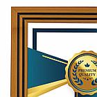 Рамка 21х30 см небьющаяся, багет 15 мм, пластик, BRAUBERG "Respect", бронзовая, 391270, фото 3