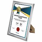 Рамка 21х30 см небьющаяся, багет 15 мм пластик, BRAUBERG "Respect", серебристая, 391271, фото 5