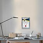 Рамка 21х30 см небьющаяся, багет 15 мм пластик, BRAUBERG "Respect", серебристая, 391271, фото 8