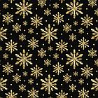 Бумага упаковочная подарочная новогодняя "Black.Gold.White", 70х100 см, 10 дизайнов ассорти, ЗОЛОТАЯ СКАЗКА,, фото 10