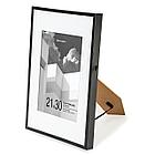 Рамка 21х30 см с паспарту 15х21 см небьющаяся, багет 5 мм, пластик, BRAUBERG "Smart", черная, 391280, фото 5