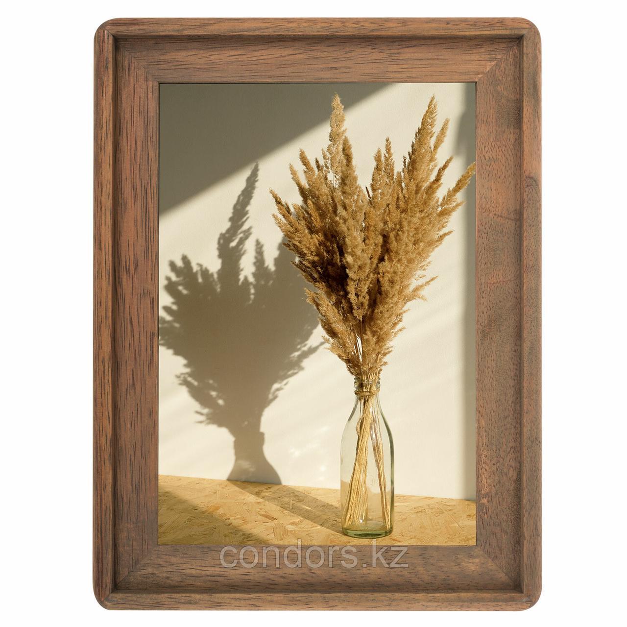Рамка из мангового дерева BRAUBERG LOFT EGO, фото 15х21 см, стекло, 20х26 см, 391281, фото 1