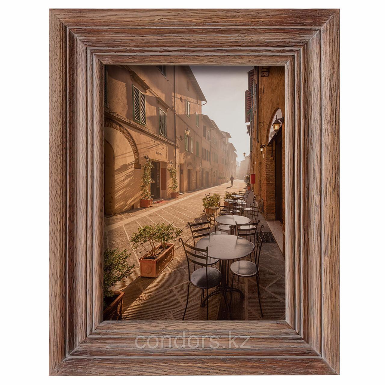 Рамка из мангового дерева BRAUBERG LOFT EL CLASICO, фото 13х18 см, стекло, 19х24 см, 391286, фото 1