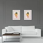 Рамка 30х40 см небьющаяся, КОМПЛЕКТ 2 шт., багет 17 мм, МДФ под дерево, STAFF "Carven", белая, 391329, фото 6