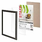 Рамка 21х30 см со стеклом, багет 18 мм МДФ, STAFF "Grand", цвет венге, 391330, фото 4