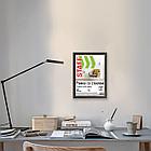 Рамка 21х30 см со стеклом, багет 18 мм МДФ, STAFF "Grand", цвет венге, 391330, фото 6