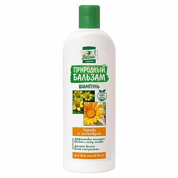 Шампунь 430 мл, ВЕСНА "Череда и календула", для всех типов волос, 7129
