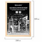 Рамка 21х30 см небьющаяся, КОМПЛЕКТ 3 шт., багет 14 мм дерево, BRAUBERG "Elegant", цвет натуральное дерево,, фото 6