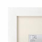 Рамка 21х30 см с паспарту 13х18 см небьющаяся, багет 26 мм МДФ, BRAUBERG "Ambassador", белая, 391366, фото 3