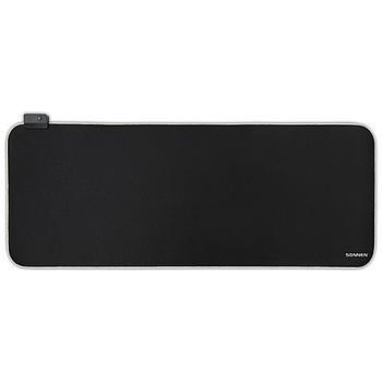 Коврик для мыши и клавиатуры с подсветкой (RGB) SONNEN "CHAMELEON", 800x300х4 мм, 513614