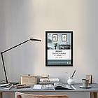 Рамка 30х40 см небьющаяся, аналог IKEA, багет 21 мм, МДФ, BRAUBERG "Idea", черная, 391373, фото 8
