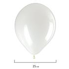 Шары воздушные ЗОЛОТАЯ СКАЗКА, 10" (25 см), КОМПЛЕКТ 50 штук, белые, пакет, 105000, фото 3