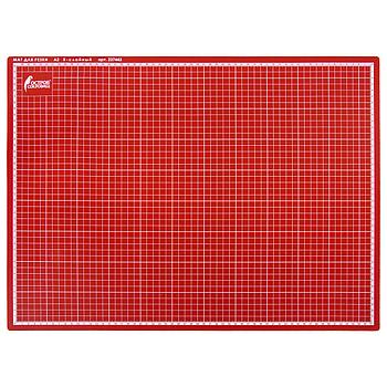 Коврик (мат) для резки ОСТРОВ СОКРОВИЩ, 5-ти слойный, А2 (600х450 мм), двусторонний, толщина 3 мм, 237443