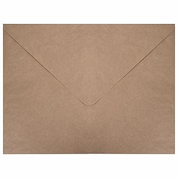 Конверты (290х390 мм) КРАФТ, без клея, 90 г/м2, КОМПЛЕКТ 500 шт., треугольный клапан
