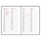 Ежедневник датированный 2025 А5 138x213 мм BRAUBERG "Rainbow", под кожу, красный, 115801, фото 7