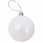 Шары ёлочные 8 шт., 8 см, "Eden Colors", пластик, цвет: серебристый/жемчужный, ЗОЛОТАЯ СКАЗКА, 591981, фото 4