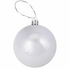 Шары ёлочные 8 шт., 8 см, "Eden Colors", пластик, цвет: серебристый/жемчужный, ЗОЛОТАЯ СКАЗКА, 591981, фото 6