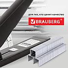 Скобы для степлера №23/13, 1000 штук, BRAUBERG, от 30 до 80 листов, 220951, фото 10