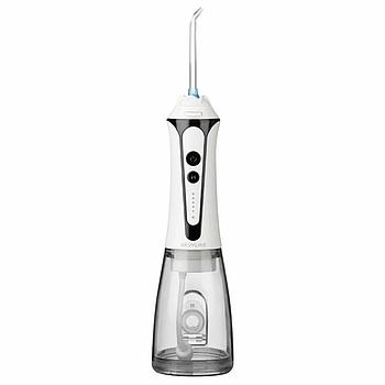 Ирригатор для полости рта REVYLINE RL 450 New, портативный, емкость резервуара 0,3 л, 5 насадок, белый, 7994