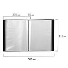 Папка 80 вкладышей BRAUBERG стандарт, черная, 0,9 мм, 221608, фото 8