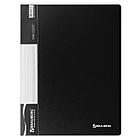 Папка 100 вкладышей BRAUBERG стандарт, черная, 0,9 мм, 221610, фото 2