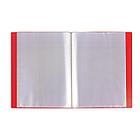 Папка 40 вкладышей BRAUBERG "Contract", красная, вкладыши-антиблик, 0,7 мм, бизнес-класс, 221778, фото 3