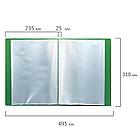 Папка 40 вкладышей BRAUBERG "Contract", зеленая, вкладыши-антиблик, 0,7 мм, бизнес-класс, 221779, фото 8