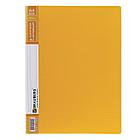 Папка 40 вкладышей BRAUBERG "Contract", желтая, вкладыши-антиблик, 0,7 мм, бизнес-класс, 221780, фото 2