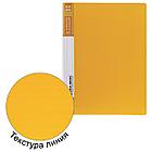 Папка 40 вкладышей BRAUBERG "Contract", желтая, вкладыши-антиблик, 0,7 мм, бизнес-класс, 221780, фото 6