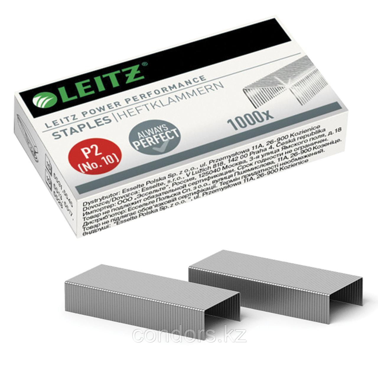 Скобы для степлера LEITZ "Power Performance P2" № 10, 1000 шт., до 10 листов, 55770000, фото 1