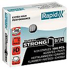 Скобы для степлера RAPID HD210 "Super Strong" №9/24, 1000 штук, до 210 листов, 24871800, фото 4