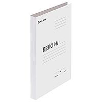 Скоросшиватель картонный мелованный BRAUBERG, 280 г/м2, до 200 листов, 110923