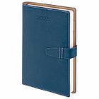 Ежедневник датированный 2025, А5, 143х218 мм, BRAUBERG "Journal", под кожу, застежка, органайзер, синий,, фото 3