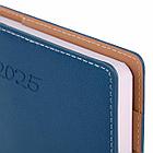 Ежедневник датированный 2025, А5, 143х218 мм, BRAUBERG "Journal", под кожу, застежка, органайзер, синий,, фото 10