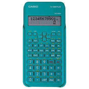 Калькулятор инженерный CASIO FX-220PLUS-2-S (155х78 мм), 181 функция, питание от батареи, сертифицирован для