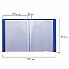 Папка 80 вкладышей BRAUBERG "Office", синяя, 0,8 мм, 222638, фото 8