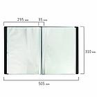 Папка 100 вкладышей BRAUBERG "Office", черная, 0,8 мм, 222641, фото 8