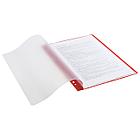 Папка 10 вкладышей STAFF "EVERYDAY" с перфорацией, мягкая, красная, 0,16 мм, 224976, фото 7