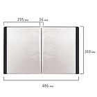 Папка 20 вкладышей STAFF, черная, 0,5 мм, 225693, фото 8